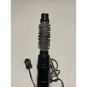 Conair Hot Air Styling Brush Black Vented Aluminum Barrel Hair Styler BC171